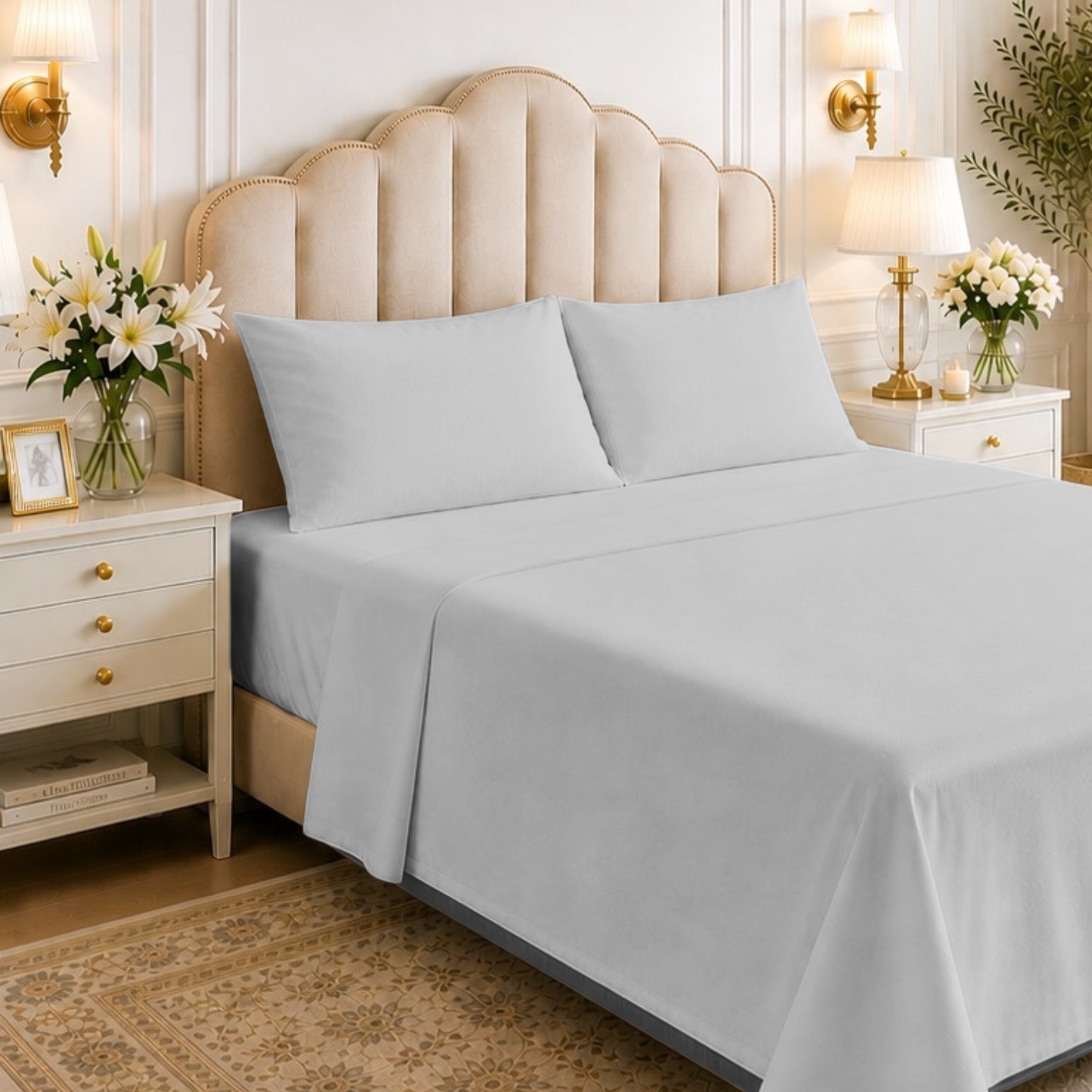 Ultra Soft 1800 Collection 6-PIECE Microfiber Sheet Set with 4 Pillowcases