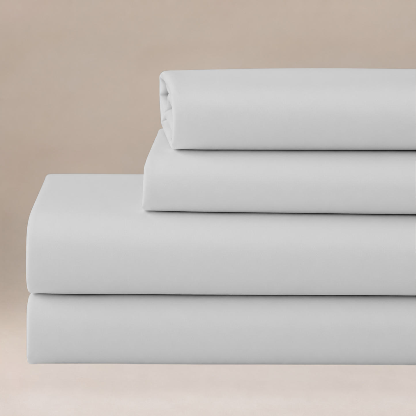Wrinkle-Resistant Cotton-Blend Deep Pocket 4-Piece Sheet Set