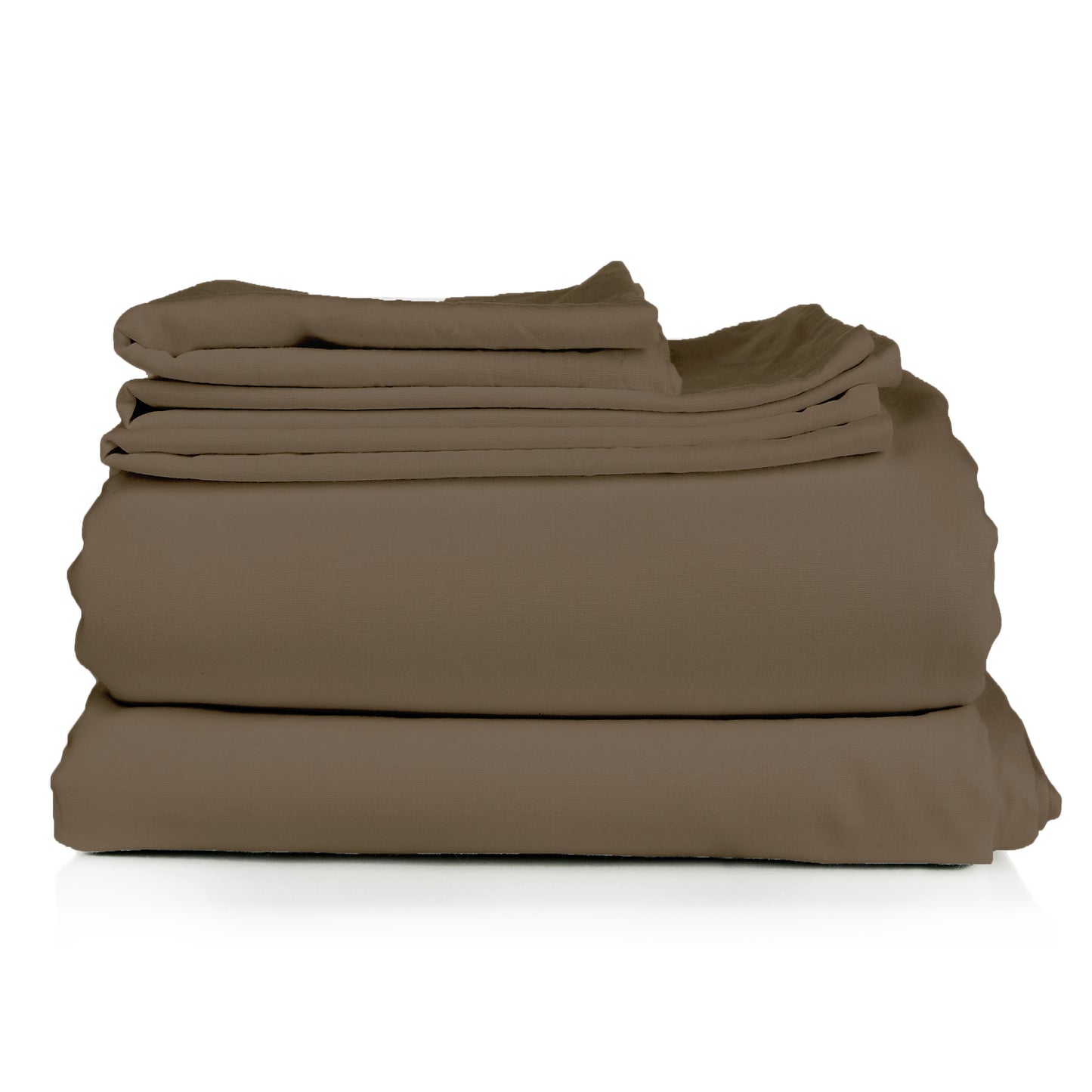 Silky Soft Bamboo-Blend Breathable 4-Piece Bed Sheet Set