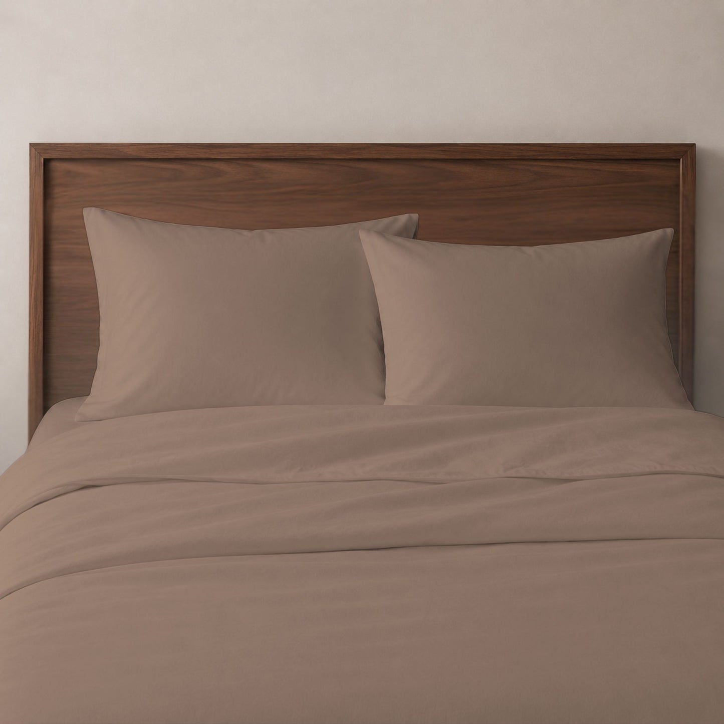 Luxury Cotton Blend Duvet Cover Set - Ultra Soft Brushed, Breathable Bedding with Pillow Shams, Durable All Season Comfort