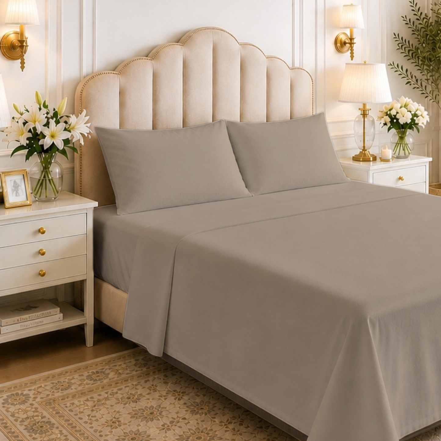 Ultra Soft 1800 Collection 6-PIECE Microfiber Sheet Set with 4 Pillowcases