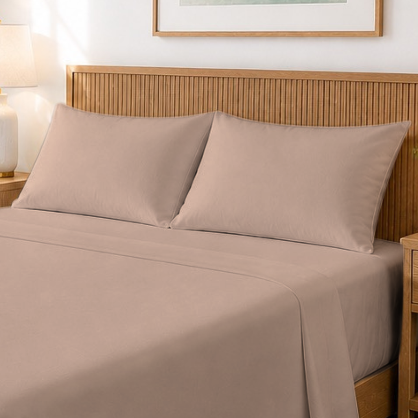 1800 Series Ultra Soft Bamboo-Blend Deep Pocket 4-Piece Sheet Set