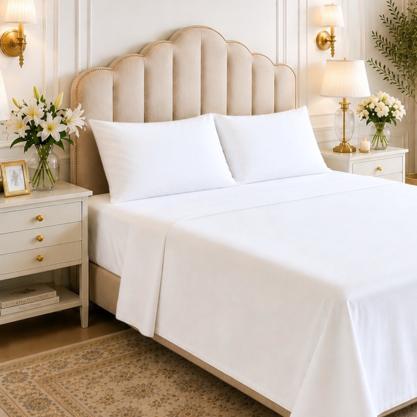 Ultra Soft 1800 Collection 6-PIECE Microfiber Sheet Set with 4 Pillowcases