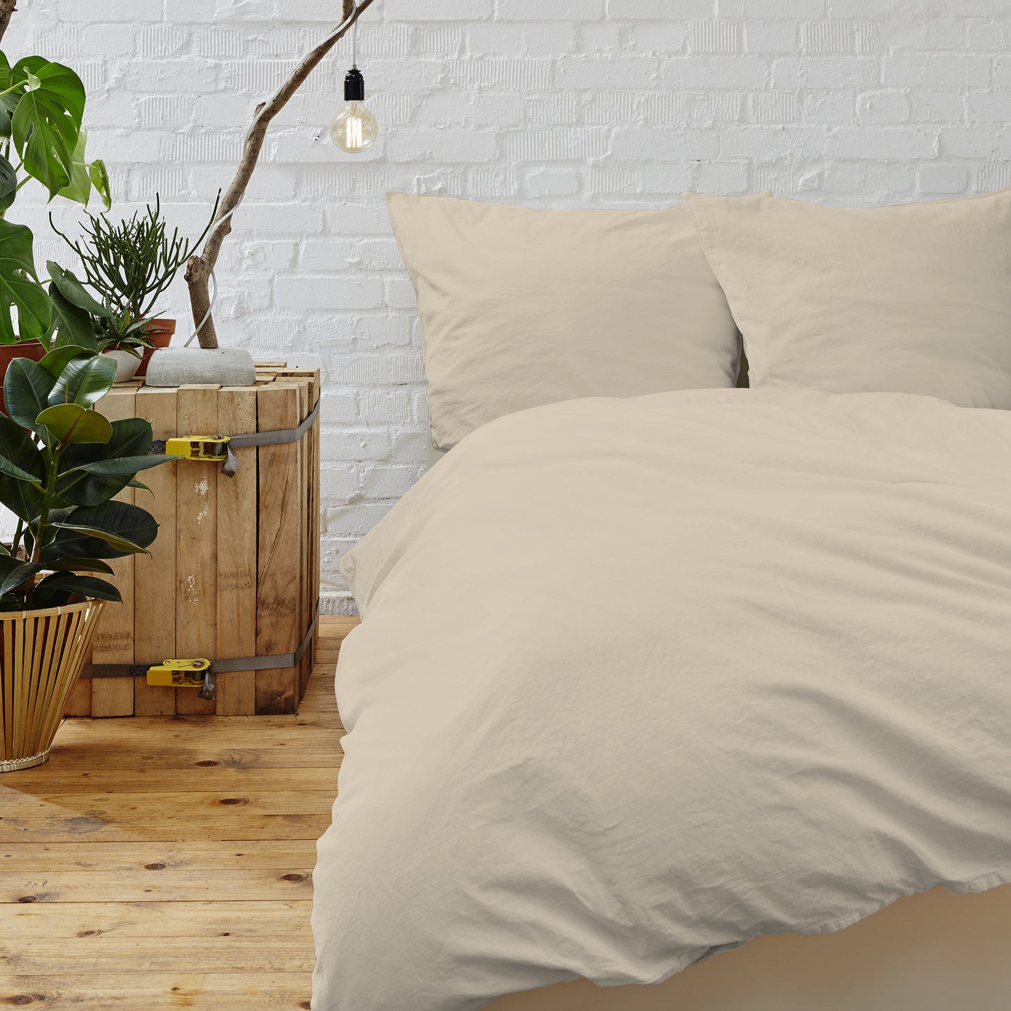 Modern Microfiber DUVET Cover Set with Corner Ties